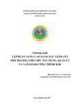 Tập huấn nâng cao năng lực giám sát môi trường cho việc xây dựng, quản lý và vận hành công trình khí sinh học