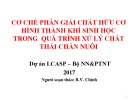 Bài giảng Cơ chế phân giải chất hữu cơ hình thành khí sinh học trong quá trình xử lý chất thải chăn nuôi