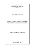 Luận văn Thạc sĩ Toán học: Nghiệm xấp xỉ của toán tử đơn điệu cực đại trong không gian Hilbert