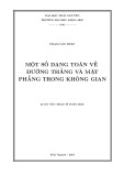 Luận văn Thạc sĩ Toán học: Một số dạng toán về đường thẳng và mặt phẳng trong không gian