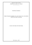 Luận văn Thạc sĩ Toán học: Tính ổn định nghiệm của bài toán tựa cân bằng véctơ với nón di động