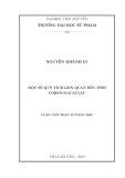 Luận văn Thạc sĩ Toán học: Một số quỹ tích liên quan đến tính Cohen-Macaulay