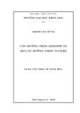 Luận văn Thạc sĩ Toán học: Các đường tròn Lemoine và họ các đường tròn Tucker