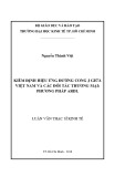 Luận văn Thạc sĩ Kinh tế: Kiểm định hiệu ứng đường cong J giữa Việt Nam và các đối tác thương mại - Phương pháp ARDL