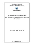 Luận văn Thạc sĩ Kinh tế: Tiải pháp phát triển thương hiệu hạt nêm AJI Ngon tại thị trường Việt Nam đến năm 2020