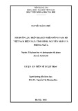 Luận án Tiến sĩ Luật học: Tội buôn lậu trên địa bàn miền Đông Nam Bộ Việt Nam hiện nay: Tình hình, nguyên nhân và phòng ngừa