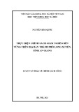 Luận văn Thạc sĩ Chính sách công: Thực hiện chính sách giảm nghèo bền vững trên địa bàn thành phố Long Xuyên, tỉnh An Giang