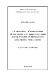 Luận văn Thạc sĩ Khoa học: Xác định đồng thời sibutramine và một số dẫn xuất trong thực phẩm bảo vệ sức khỏe hỗ trợ giảm cân bằng phương pháp LC-MS/MS