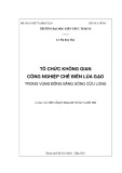 Luận án Tiến sĩ Quy hoạch vùng và đô thị: Tổ chức không gian công nghiệp chế biến lúa gạo  trong vùng Đồng bằng sông Cửu Long