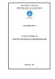 Luận văn Thạc sĩ Quản trị Kinh doanh: Hiệu quả của hệ thống quản lí chất lượng theo tiêu chuẩn ISO 9001 tại cục Hải Quan Hải Phòng