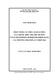 Luận văn Thạc sĩ Hoá học: Phân tích cấu trúc, hàm lượng của thuốc điều trị tiểu đường typ II metformin hydrochloride bằng các phương pháp hóa lý hiện đại