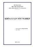 Khoá luận tốt nghiệp: Tiến trình “tái khởi động” quan hệ Nga – Mỹ từ năm 2009 đến 2012: hướng triển khai và kết quả