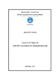 Luận văn Thạc sĩ Quản trị Kinh doanh: Đánh giá hiệu quả hệ thống quản lý chất lượng ISO 9001:2008 tại Sở Nông nghiệp và Phát triển Nông thôn Thành phố Hải Phòng