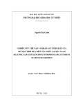 Luận văn Thạc sĩ Khoa học: Nghiên cứu chế tạo và khảo sát tính chất của pin mặt trời dựa trên cấu trúc lai dây nano silic/poly(3,4-ethylenedioxythiophene):polystyrene sulfonate/graphen