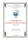 Tài liệu học tập Quản trị hành chính văn phòng