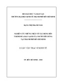 Luận văn Thạc sĩ Kinh tế: Nghiên cứu những nhân tố tác động đến ý định mua rau sạch của người tiêu dùng tại thành phố Hồ Chí Minh