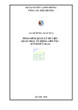 Tài liệu hướng dẫn sử dụng phần mềm quản lý dữ liệu quan trắc tự động liên tục