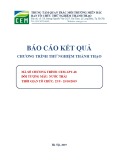 Báo cáo kết quả chương trình thử nghiệm thành thạo - CEM-LPT-48, mẫu nước thải