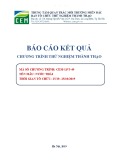 Báo cáo kết quả chương trình thử nghiệm thành thạo - CEM-LPT-49, mẫu nước thải