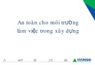 Bài giảng An toàn lao động trong xây dựng và công nghiệp: Module 2 - Bài 8