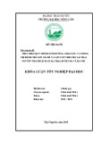 Khoá luận tốt nghiệp Đại học: Thực hiện quy trình nuôi dưỡng, chăm sóc và phòng trị bệnh cho lợn nái đẻ và lợn con theo mẹ tại trại Nguyễn Thanh Lịch, xã Ba Trại, huyện Ba Vì, Hà Nội