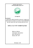 Khóa luận tốt nghiệp Đại học: Áp dụng quy trình nuôi dưỡng, chăm sóc và phòng trị bệnh cho lợn nái sinh sản tại công ty Trách Nhiệm Hữu Hạn Một Thành Viên Chăn Nuôi Hòa Phát Bắc Giang