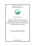 Luận văn Thạc sĩ Thú y: Nghiên cứu thực trạng vệ sinh thú y ở một số cơ sở giết mổ lợn và mức độ ô nhiễm vi khuẩn Salmonella trên thịt lợn tại huyện Hoài Đức - Hà Nội