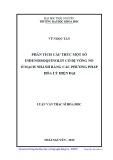 Luận văn Thạc sĩ Hoá học: Phân tích cấu trúc một số indenoisoquinolin có dị vòng no ở mạch nhánh bằng các phương pháp hóa lý hiện đại