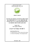 Luận văn Thạc sĩ Thú y: Giải mã gen kháng nguyên H, phân tích đặc điểm phân tử và xác định phả hệ nguồn gốc của Canine Distemper virus gây bệnh Care ở chó tại Hà Nội