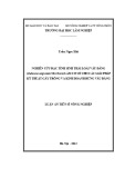 Luận án Tiến sĩ Nông nghiệp: Nghiên cứu đặc tính sinh thái loài Vầu đắng (Indosasa angustata Mc.Clure) làm cơ sở cho các biện pháp kỹ thuật gây trồng và kinh doanh rừng Vầu đắng