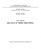 Giáo trình Quản lý môi trường: Phần 2 - Hồ Thị Lam Trà