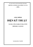 Giáo trình Điện kỹ thuật - CĐ Giao thông Vận tải