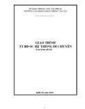 Giáo trình Sửa chữa và bảo dưỡng hệ thống di chuyển - CĐ Giao thông Vận tải