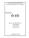 Giáo trình Cấu tạo Khung gầm ôtô - CĐ Giao thông Vận tải