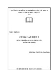 Giáo trình Cung cấp điện 2: Phần 1 - CĐ Giao thông Vận tải