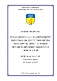 Luận văn Thạc sĩ Quản trị kinh doanh: Sự sẵn sàng của các doanh nghiệp tư nhân tham gia đầu tư theo phương thức hợp tác công - tư (Public private partnership) trong xử lý chất thải y tế