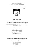 Luận văn Thạc sĩ Quản trị kinh doanh: Các yếu tố ảnh hưởng đến quyết định mua sản phẩm sữa chua có đường của Vinamilk