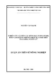 Luận án Tiến sĩ Nông nghiệp: Nghiên cứu cải tiến các giống đậu tương DT2008, DT96 và ĐT26 bằng phương pháp xử lý đột biến tia gamma nguồn Co60