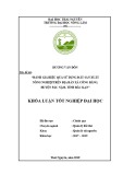 Khoá luận Tốt nghiệp Đại học: Đánh giá hiệu quả sử dụng đất sản xuất nông nghiệp trên địa bàn xã Công Bằng - Pác Nặm - tỉnh Bắc Kạn