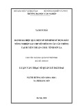 Luận văn Thạc sĩ Quản lý đất đai: Đánh giá hiệu quả một số mô hình sử dụng đất nông nghiệp sau chuyển đổi cơ cấu cây trồng tại huyện Thuận Châu, tỉnh Sơn La