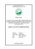 Khóa luận tốt nghiệp Đại học: Ứng dụng công nghệ tin học và phương pháp toàn đạc điện tử thành lập bản đồ địa chính tờ số 40 tỷ lệ 1:200 phường Thanh Nhàn, quận Hai Bà Trưng, thành phố Hà Nội