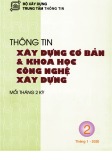 Thông tin Xây dựng cơ bản và khoa học công nghệ xây dựng – Số 2/2020