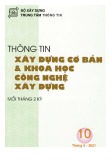 Thông tin Xây dựng cơ bản và khoa học công nghệ xây dựng – Số 10/2021