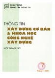 Thông tin Xây dựng cơ bản và khoa học công nghệ xây dựng – Số 7/2021