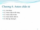 Bài giảng Kỹ thuật anten và truyền sóng: Chương 6 - ThS. Nguyễn Thị Linh Phương