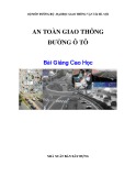 Bài giảng An toàn giao thông đường ô tô - PGS.TS. Bùi Xuân Cậy