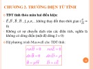 Bài giảng Trường điện từ: Chương 2 - ThS. Nguyễn Thị Linh Phương