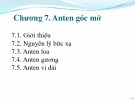 Bài giảng Kỹ thuật anten và truyền sóng: Chương 7 - ThS. Nguyễn Thị Linh Phương