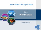 Bài giảng Phát triển ứng dụng Web: Bài 3 - Nguyễn Hữu Thể