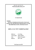 Khoá luận tốt nghiệp Đại học: Đánh giá kết quả công tác công tác chuyển quyền sử dụng đất trên địa bàn phường Hoàng Văn Thụ, thành phố Thái Nguyên giai đoạn 2016 - 2018